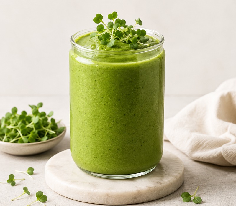 Microgreen smoothie